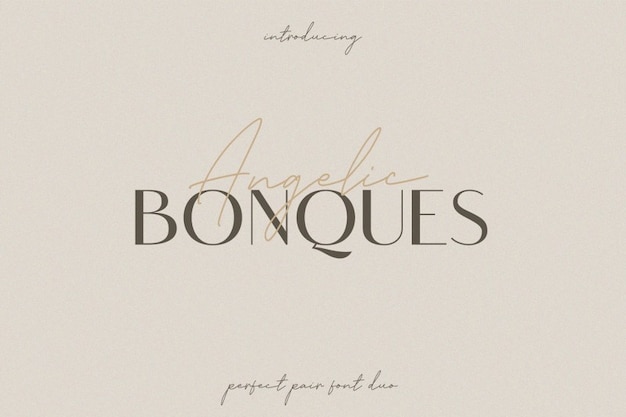 Angelic Bonques Sans